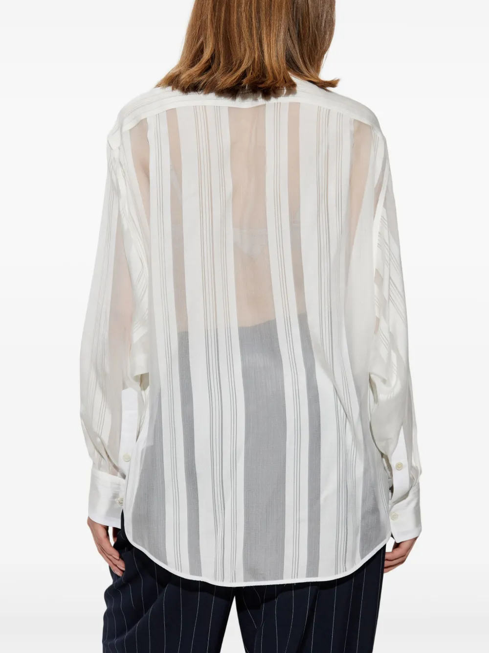 Stella McCartney Gestreept blouse Wit