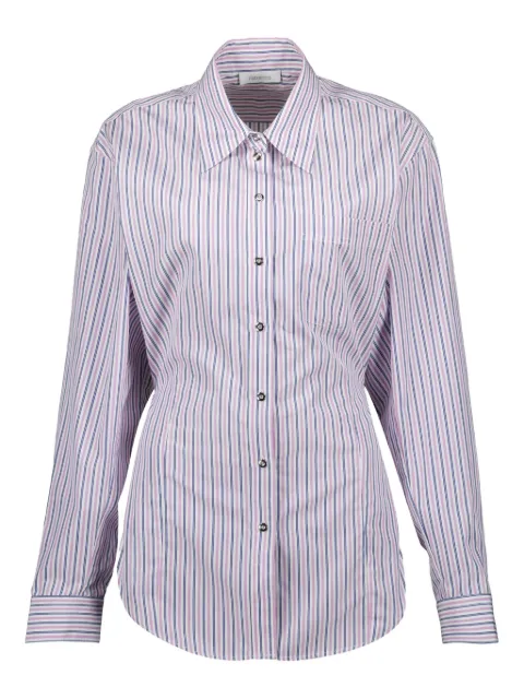 Rabanne striped button-up shirt