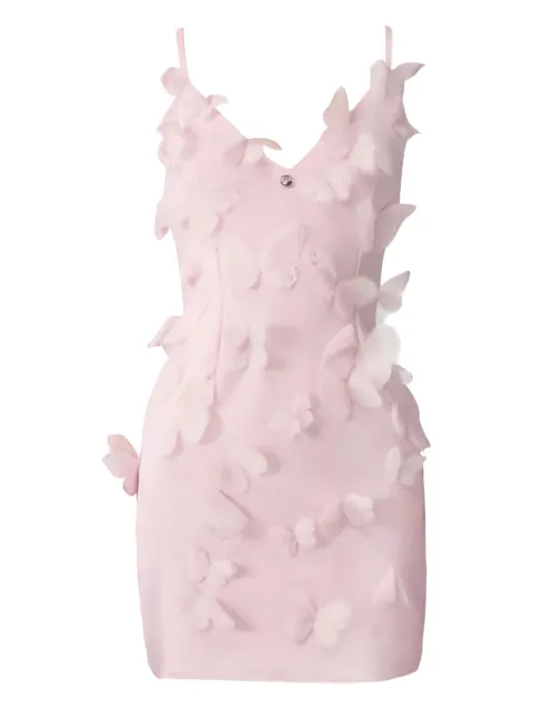 Coperni vestido corto con detalle de mariposas