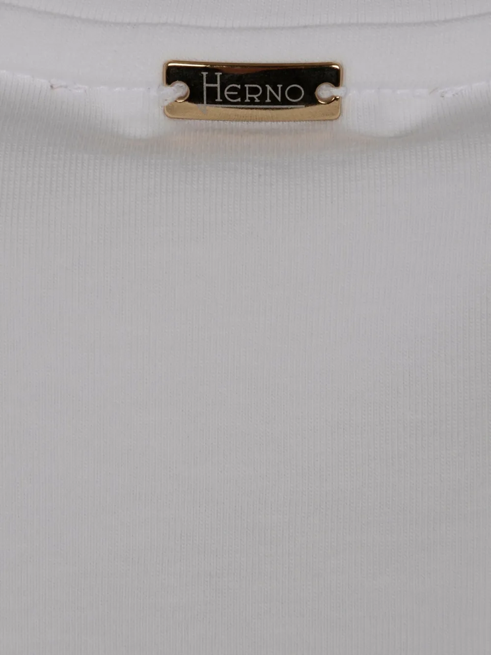 Herno T-shirt met logoprint Grijs
