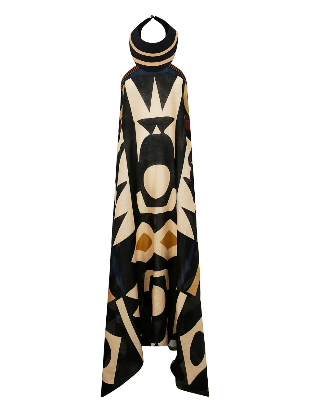Volantis silk midi dress | Neutrals | Image 1