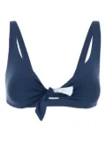 Fisico self-tie bikini top - Blue