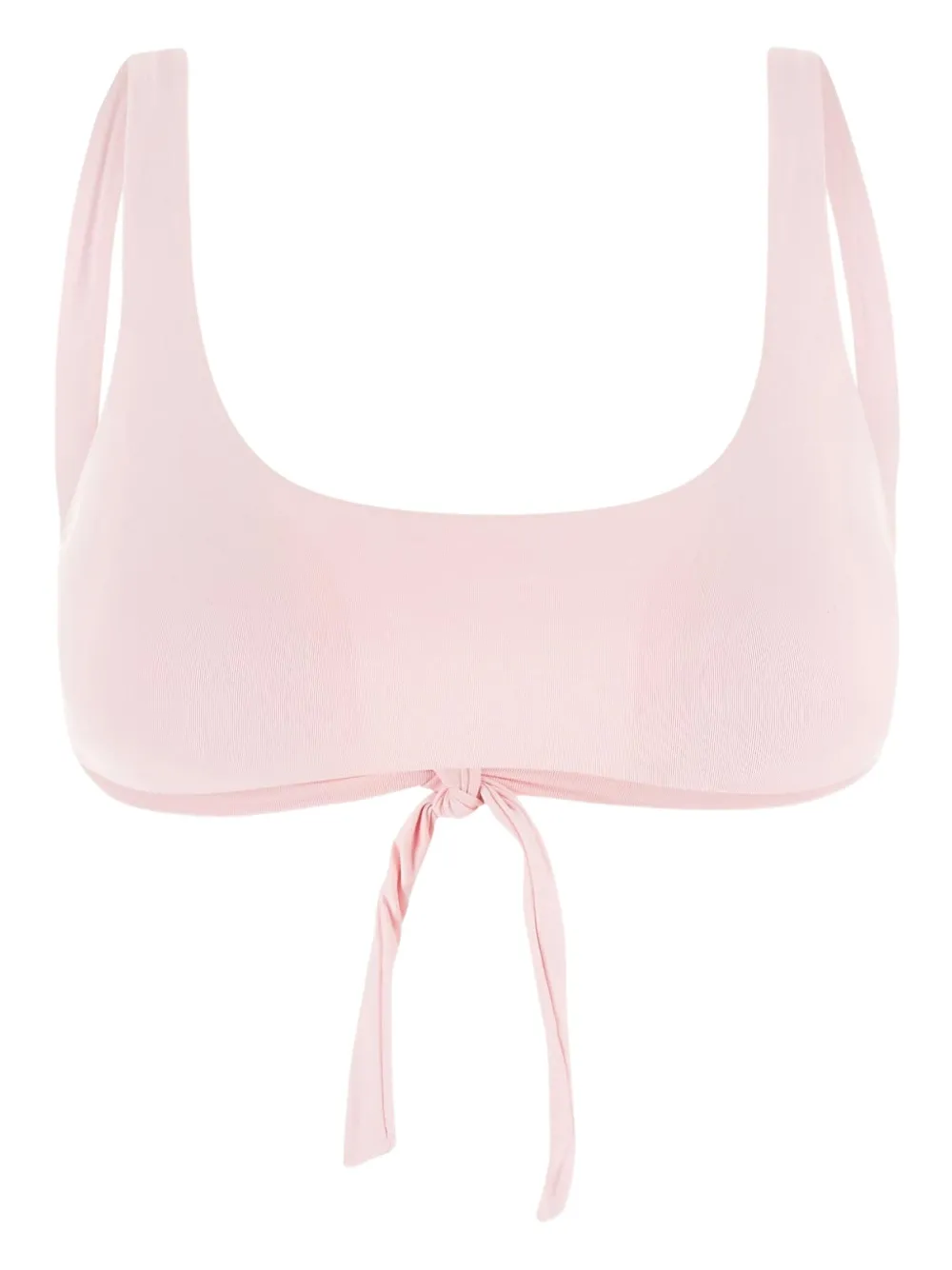 Fisico top de bikini estilo bandeau | rosado | Image 1