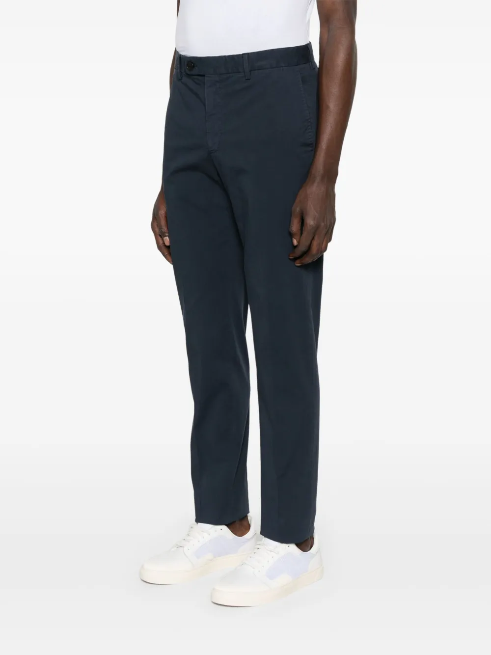 Incotex Plooibroek Blauw