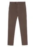 Incotex pressed-crease trousers - Brown