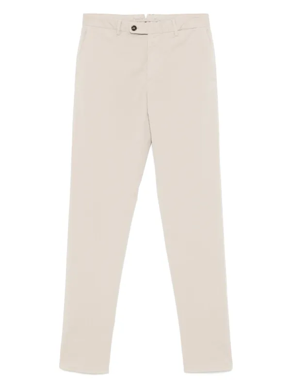 INCOTEX ウエストゴムパンツ センタープレス Incotex センタープレス パンツ | ニュートラル | FARFETCH JP
