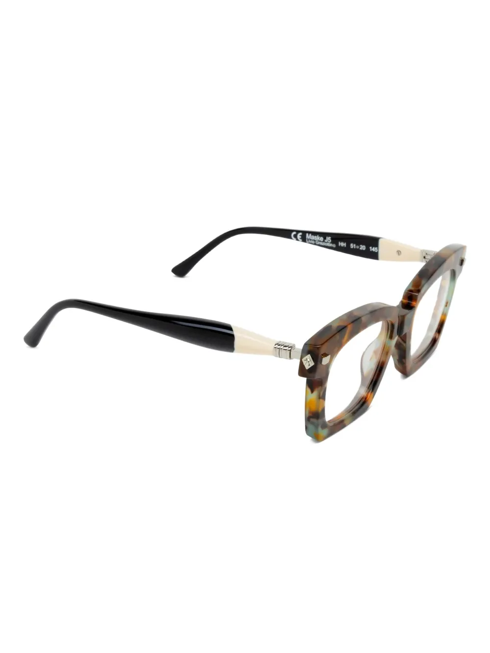 Kuboraum tortoiseshell square glasses | Men | Image 2