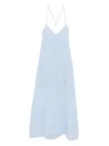 Fisico ramie maxi dress - Blue