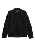 Comme des Garçons Homme pinstriped shirt jacket - Blue