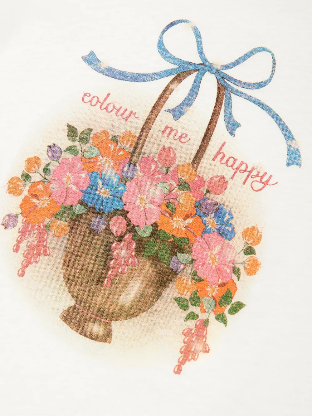 Konges Sløjd T-shirt met bloemenprint Beige