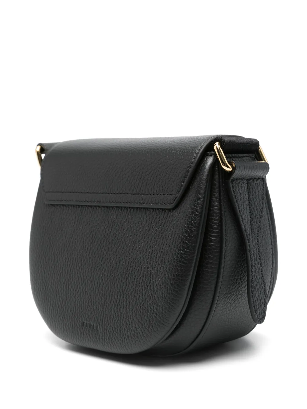 Furla Leren crossbodytas Zwart