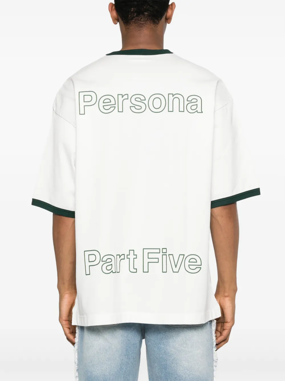 Maison MIHARA YASUHIRO T-shirt met Leon-borduurwerk Wit