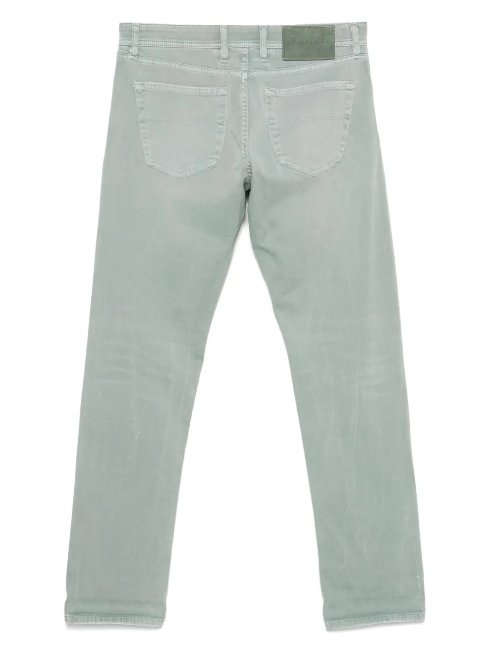 Sartoria Tramarossa Broek met logopatch - Groen