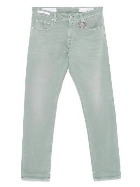 Sartoria Tramarossa logo-patch trousers