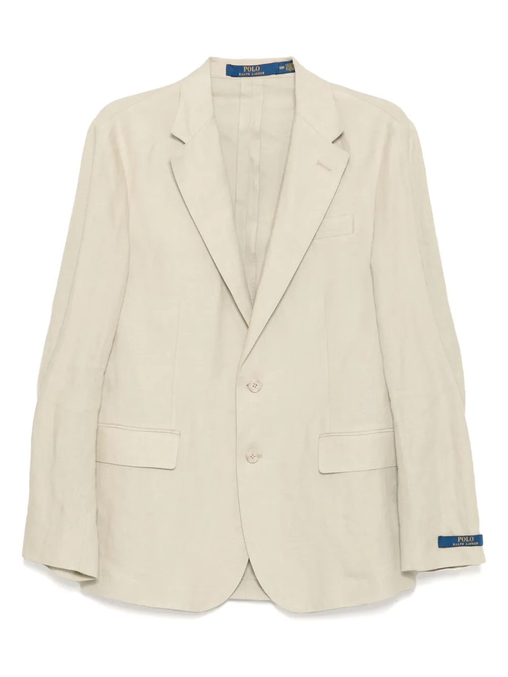 Polo Ralph Lauren Blazer met enkele rij knopen Beige