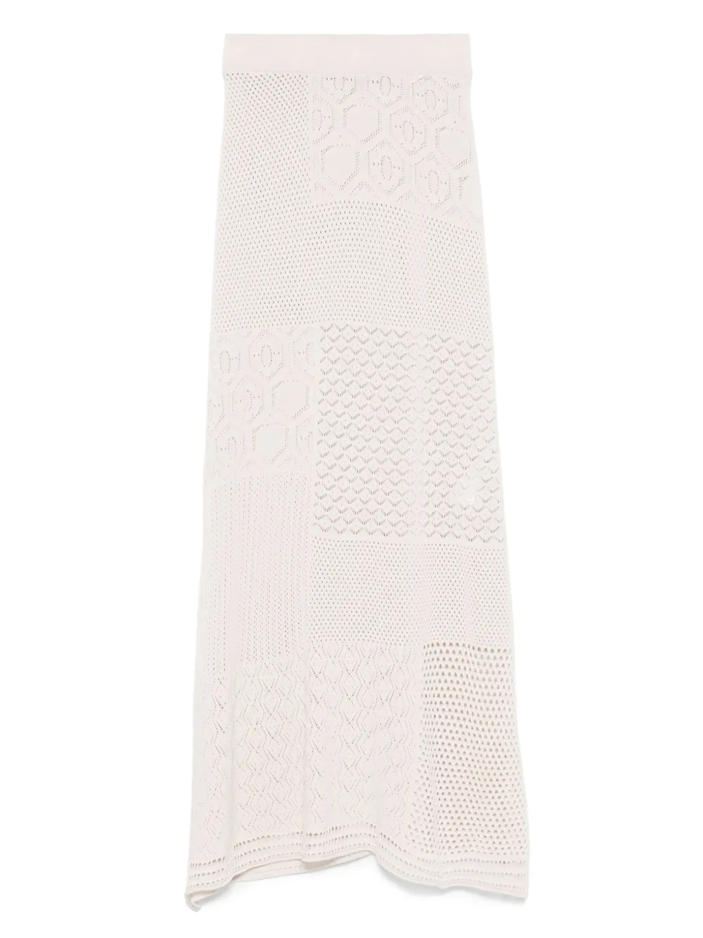 Akep crochet-knit skirt | Neutrals | Image 1