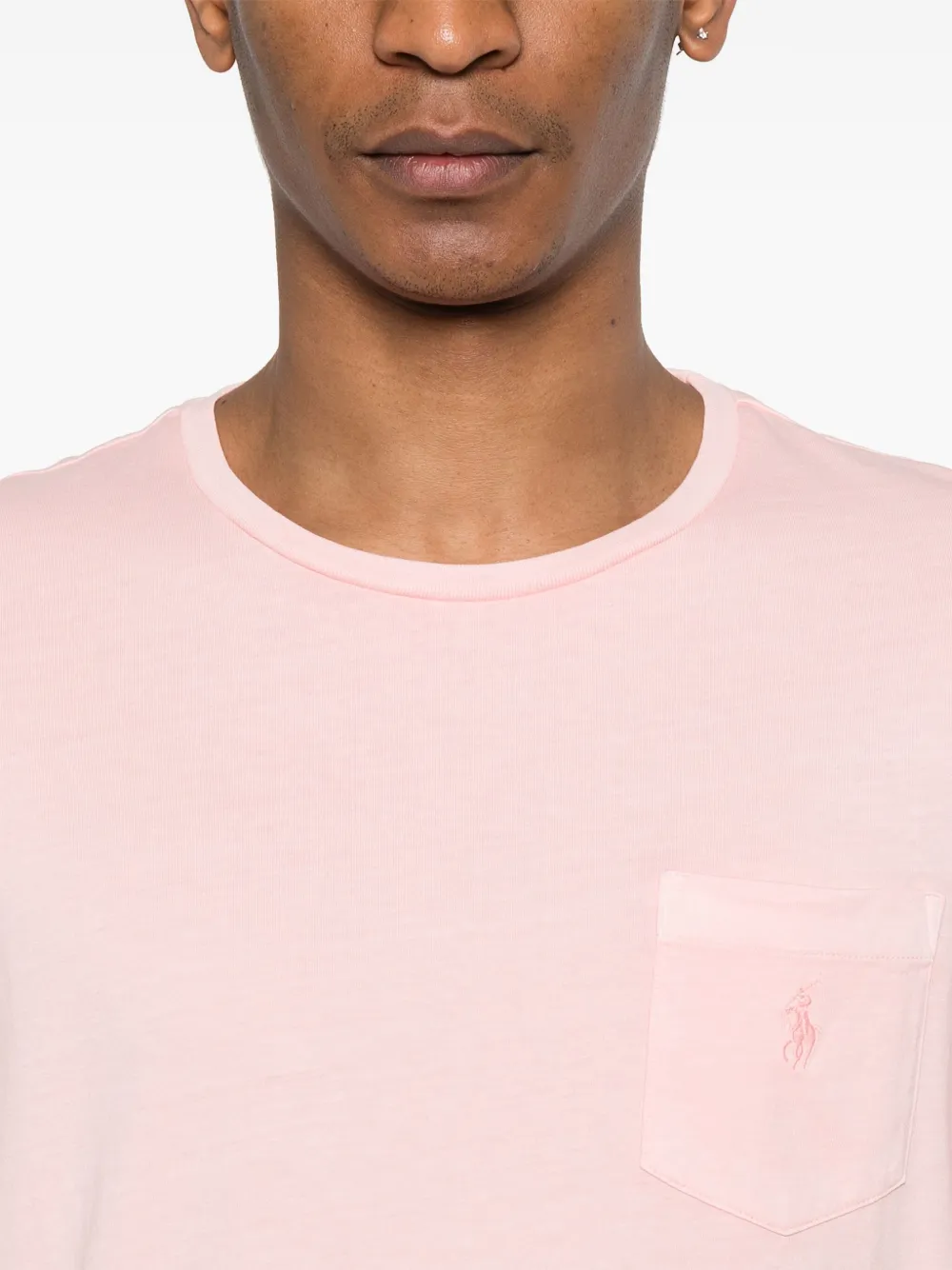 Polo Ralph Lauren T-shirt met borduurwerk Roze