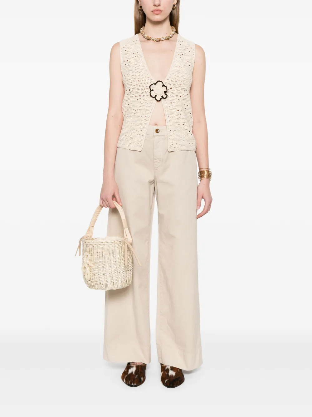 Mason's Gabardine broek - Beige