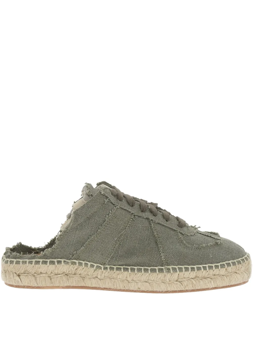 Maison Margiela distressed mules Groen