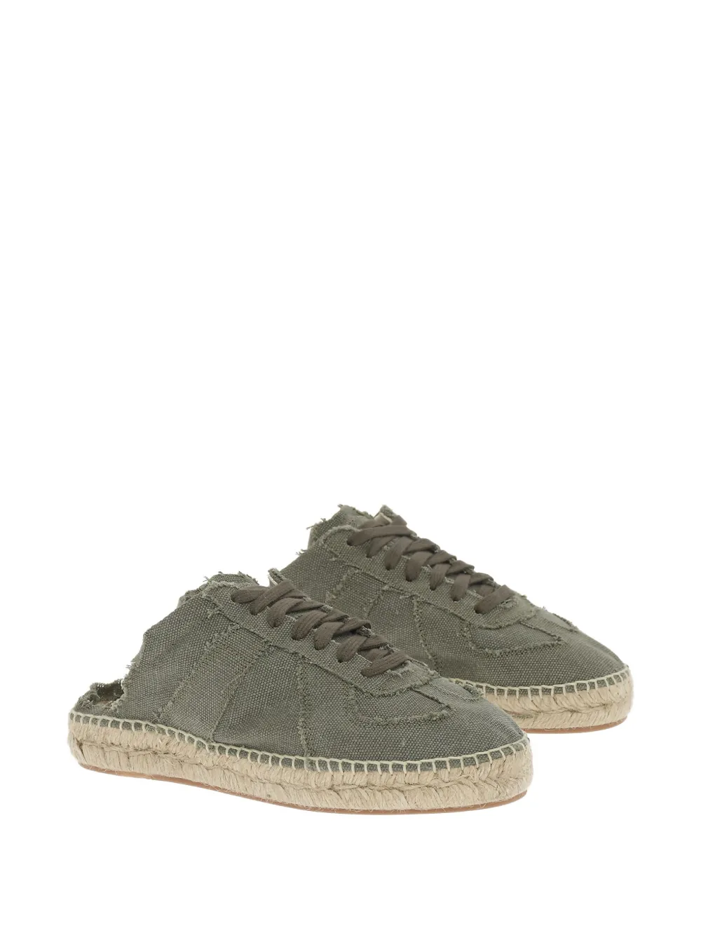 Maison Margiela distressed mules - Groen
