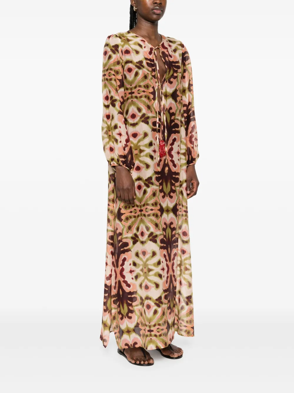 Anjuna Maxi-jurk met print Roze