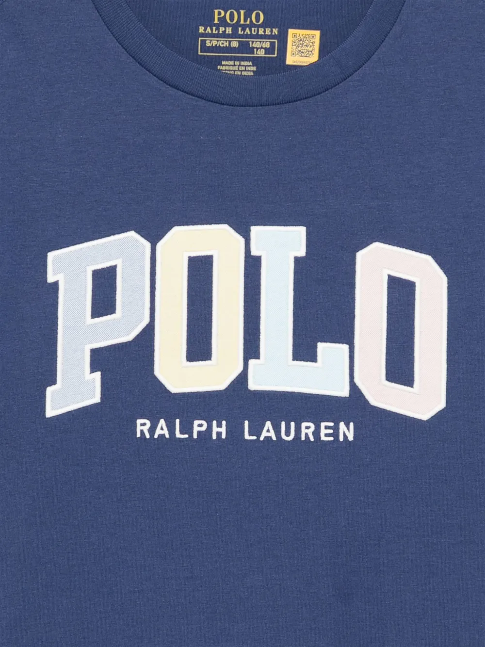POLO RALPH LAUREN KIDS T-shirt met geborduurd logo Blauw