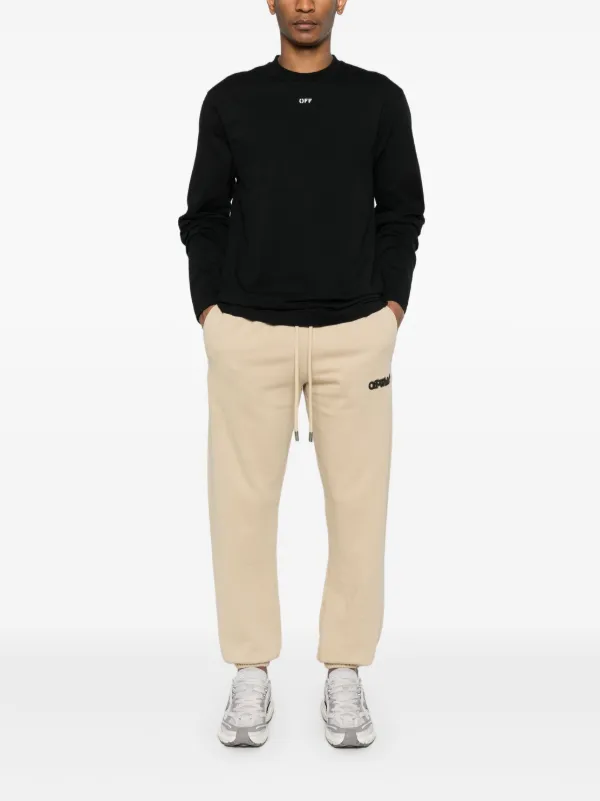 【送料&関税込】Off-White Off White Off Stamp T-shirt Off-White Off Stamp stretch-cotton T-shirt | White | FARFETCH