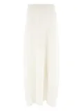 Malo flared skirt - White