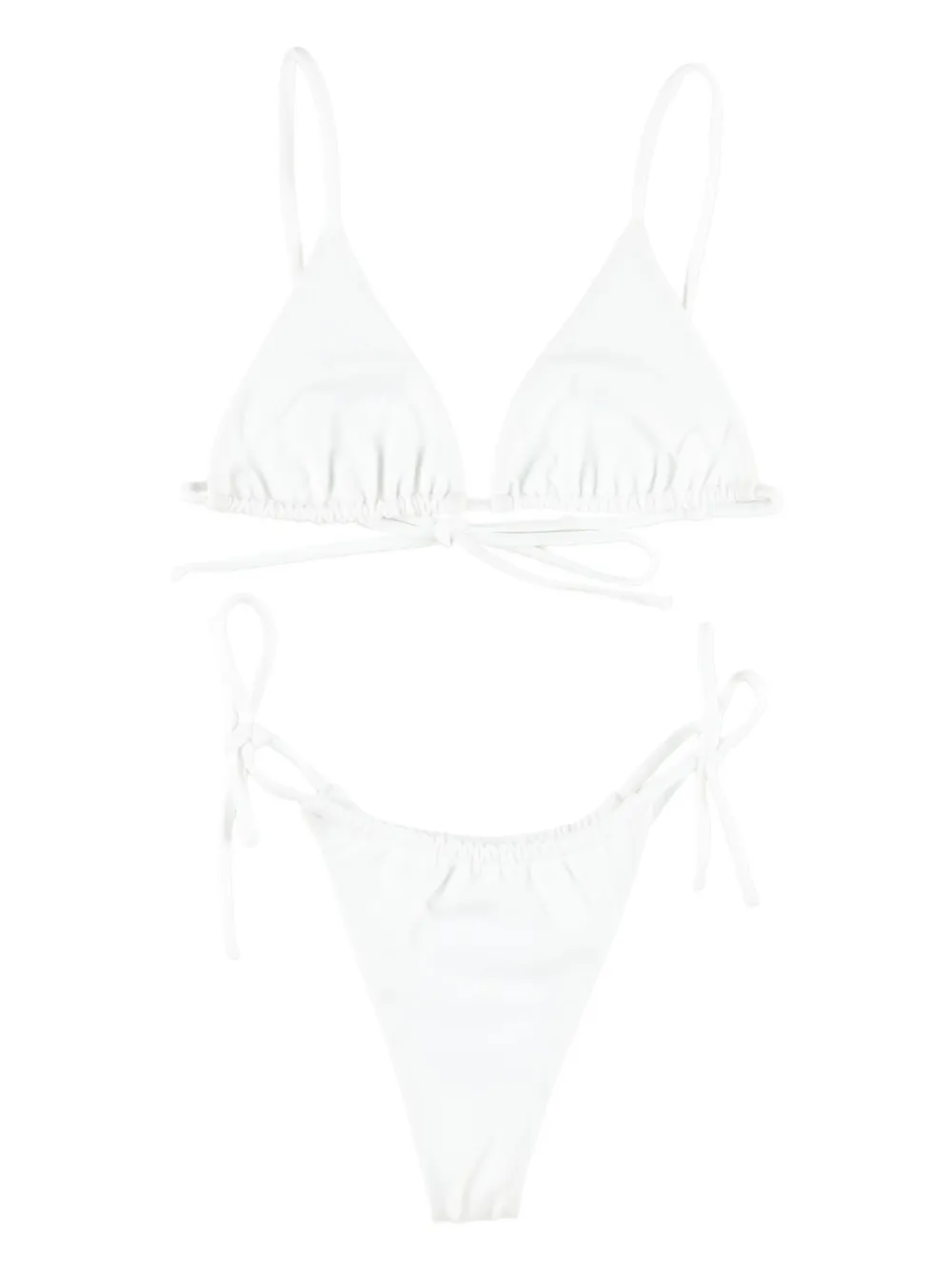 Swim By Di bikini con copa estilo triángulo | blanco | Image 1