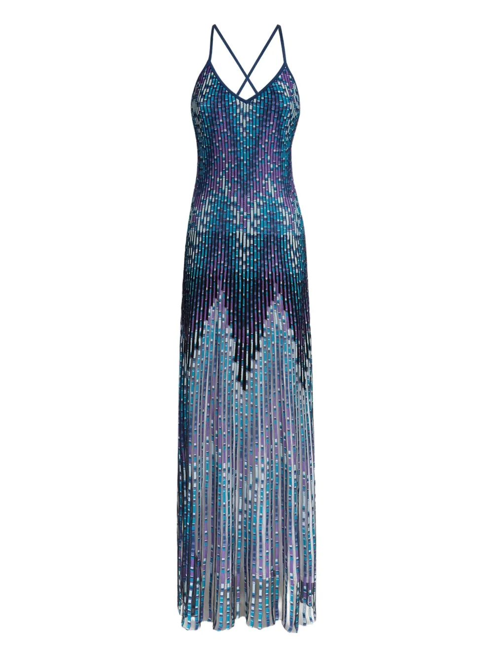 zigzag-pattern dress