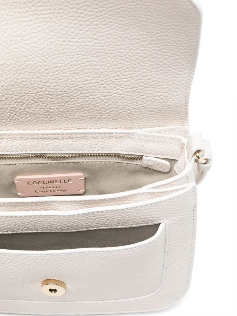 Coccinelle Kleine C-Me Cocker crossbodytas Wit