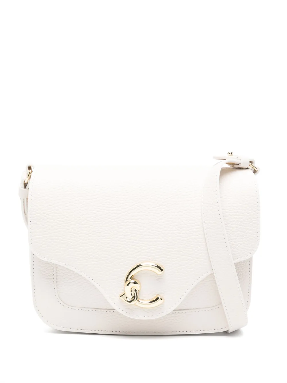 Coccinelle C-Me Cocker ショルダーバッグ S - ホワイト Coccinelle C-Me Cocker ショルダーバッグ S - ホワイト
