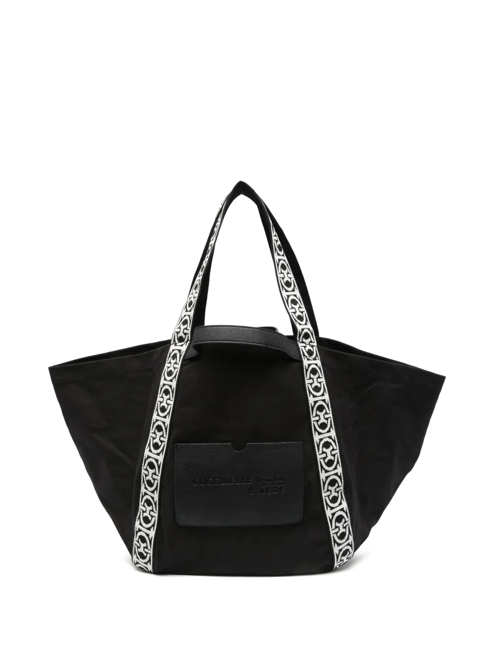 Coccinelle C-Bounce canvas tote bag | Black | Image 1