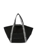 Coccinelle C-Bounce canvas tote bag - Black