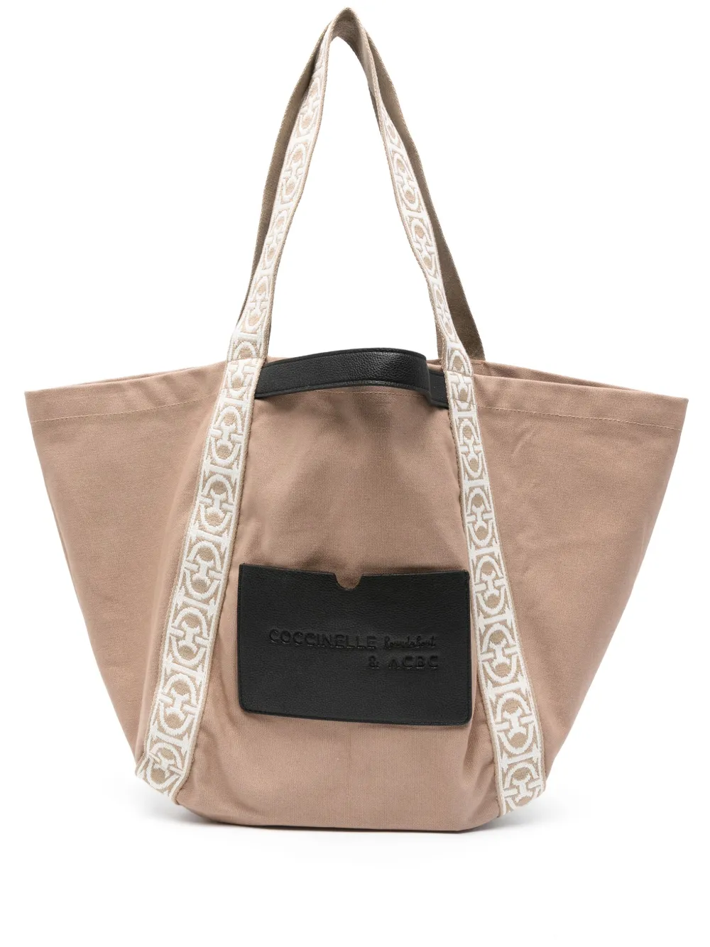 Coccinelle C-Bounce canvas tote bag | Brown | Image 1