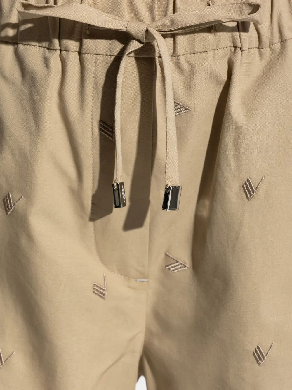 The Attico Estate Meravigliosa straight broek Beige