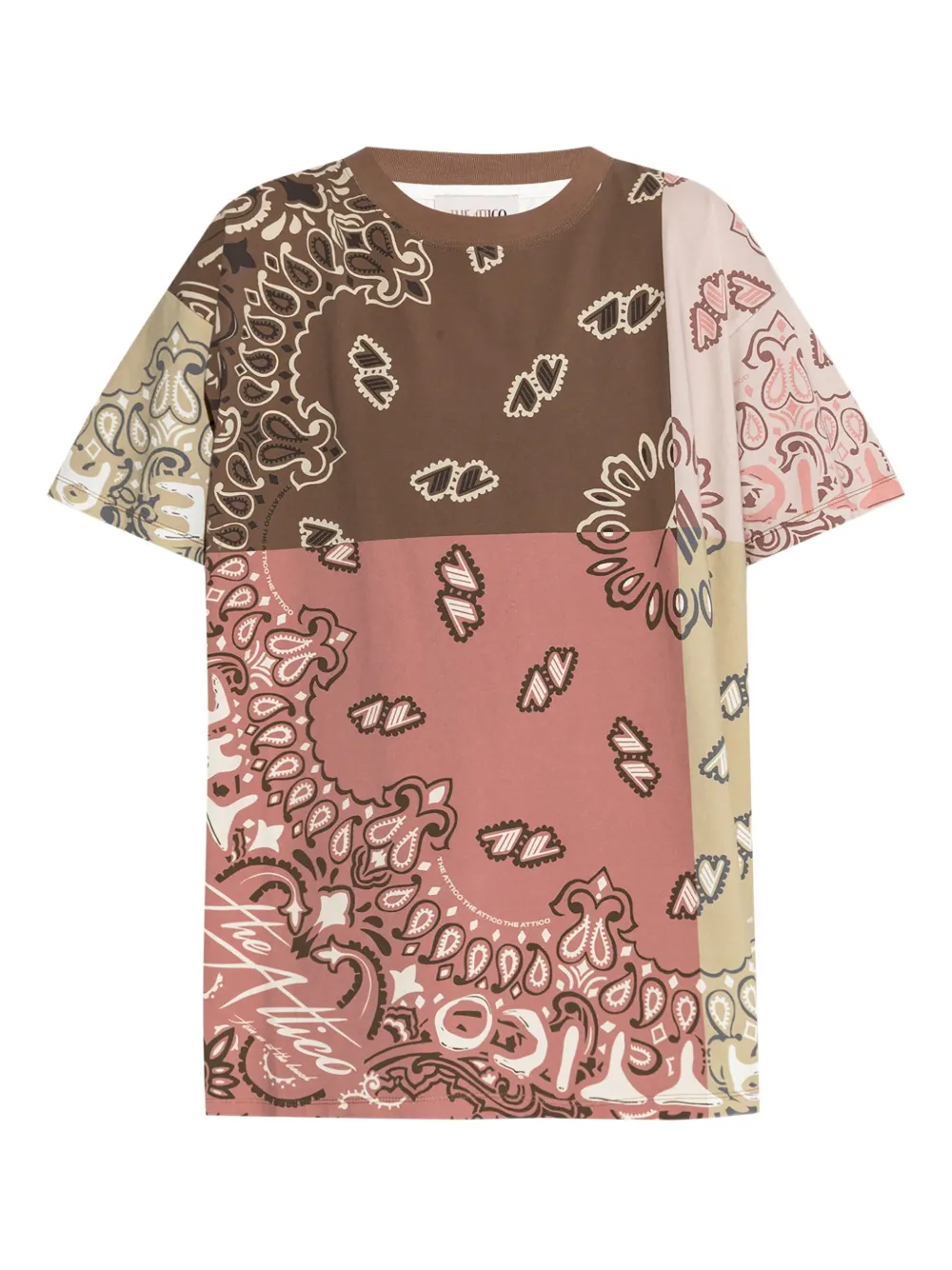 The Attico Estate Meravigliosa T-shirt Bruin