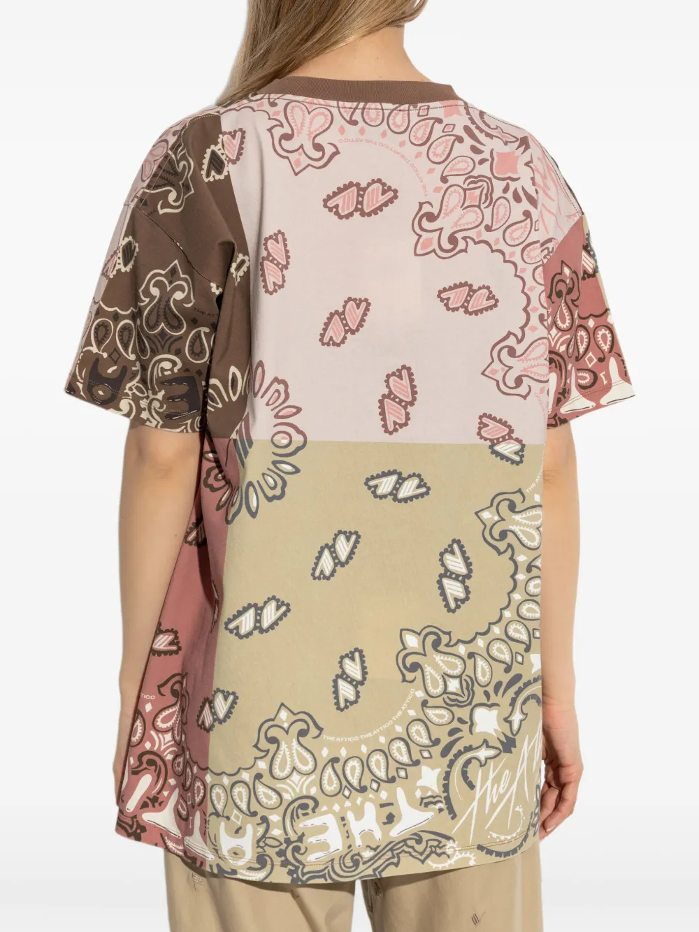 The Attico Estate Meravigliosa T-shirt Bruin