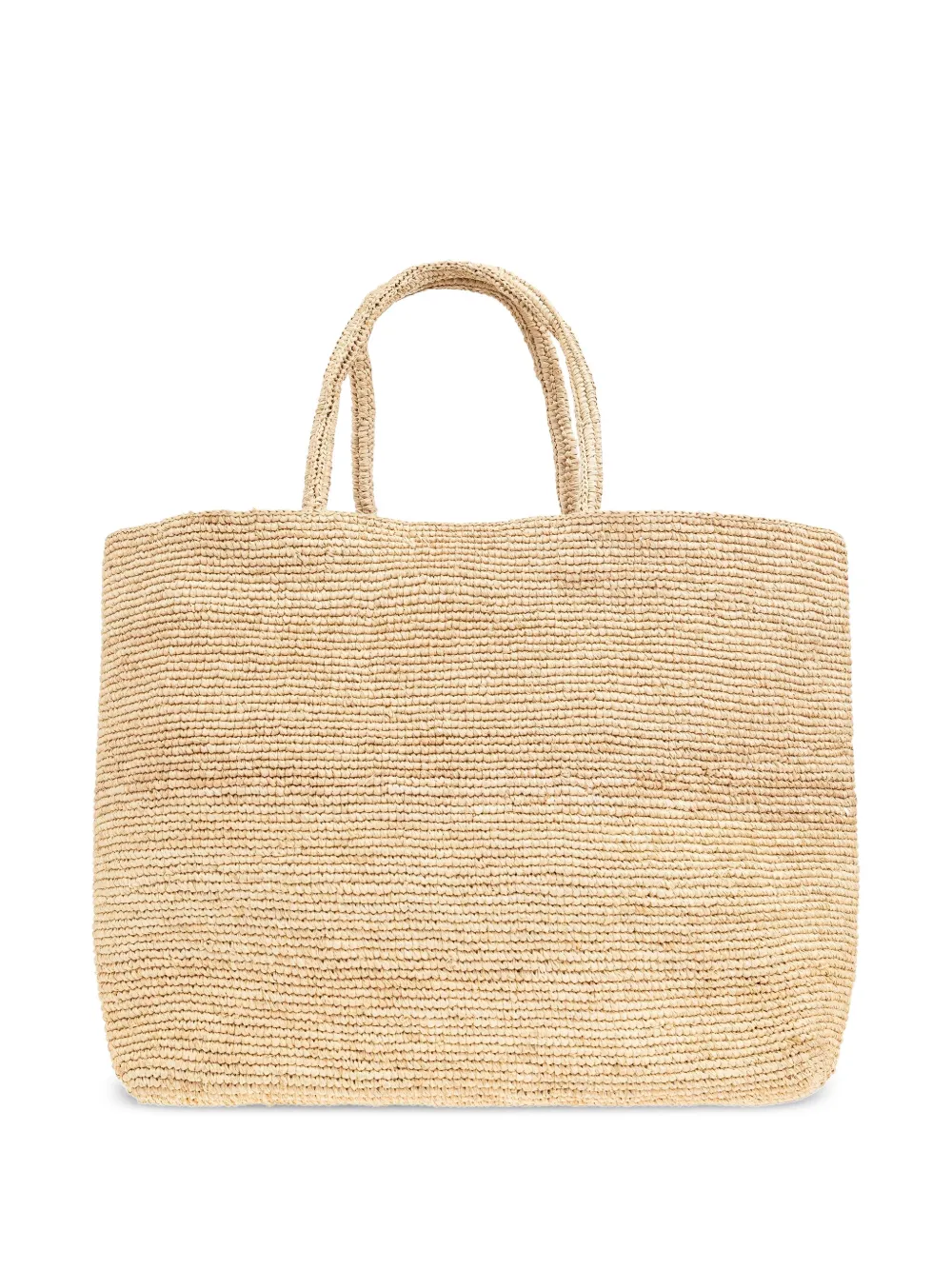By Malene Birger Raffia Tote Bag In Neutrals