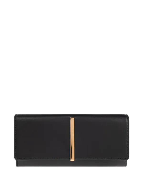 Tod's Engraved-logo Leather Wallet in Black
