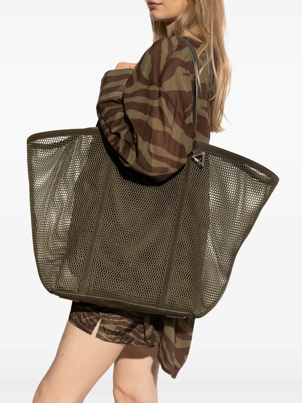 The Attico Estate Meravigliosa tote bag - Groen
