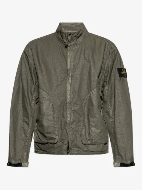 Stone Island chamarra con motivo Compass