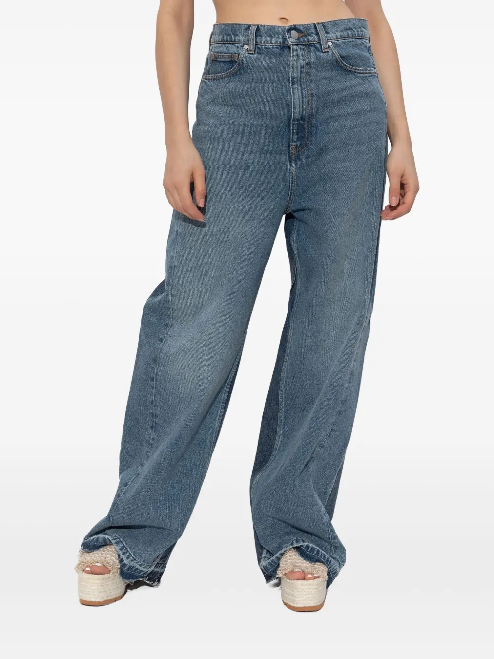 Shop Stella Mccartney Wide-leg Jeans In Blue