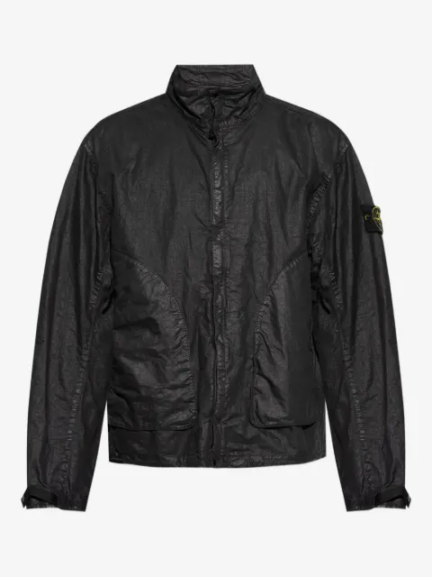 Stone Island chamarra con distintivo Compass
