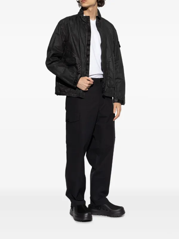 Stone Island コンパスバッジ ジャケット | ブラック | FARFETCH JP