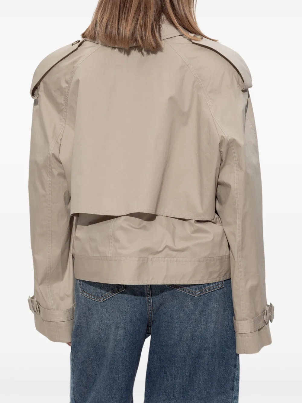 Stella McCartney Cropped trenchcoat Beige