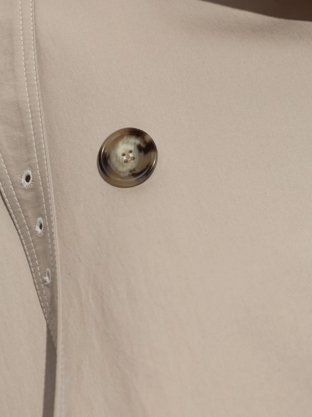 Stella McCartney Cropped trenchcoat Beige