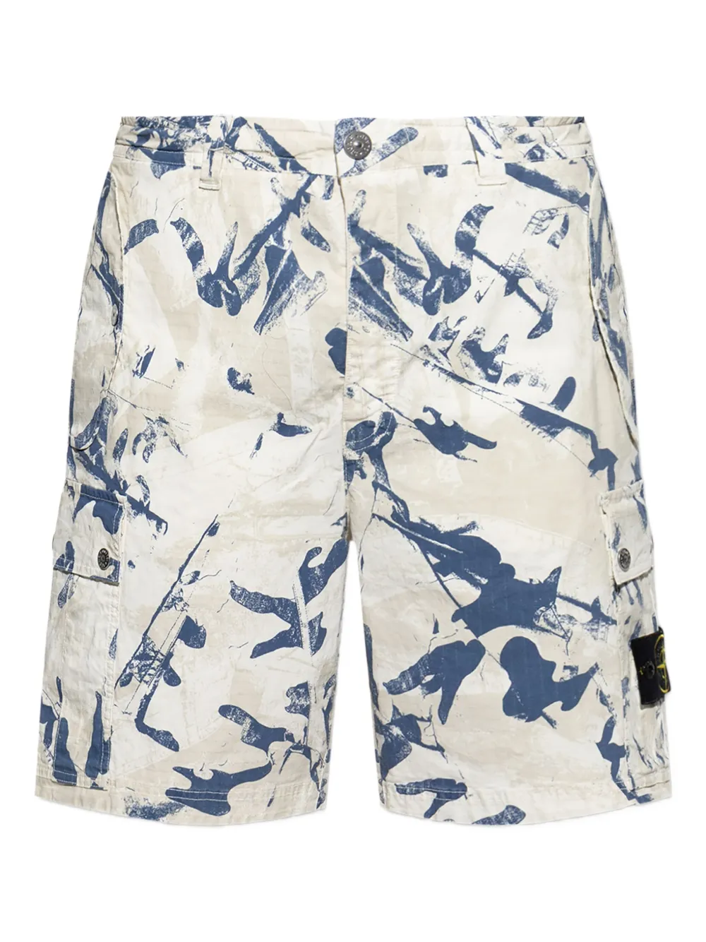 Stone Island Cargo bermuda shorts Beige
