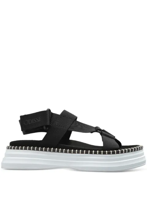 Odissì sandalias con logo bordado