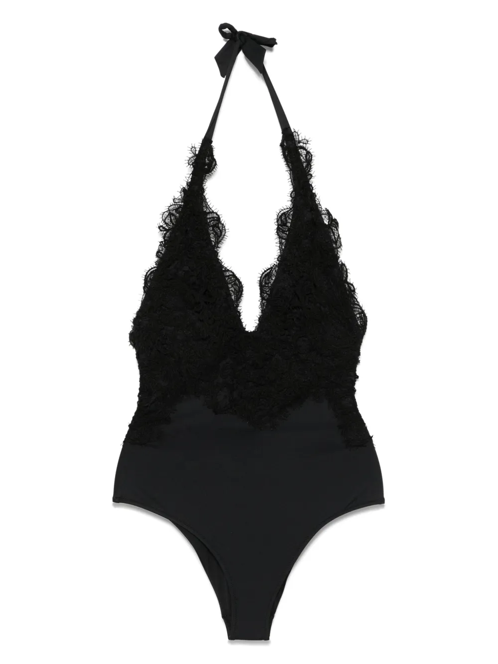 Ermanno Scervino Badpak met kant Zwart
